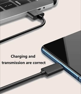 USB Type-C to USB-A 2.0 Male Charger Cable, 3 Feet (0.9 Meters), Black, 1 Count - Picture 1 of 5