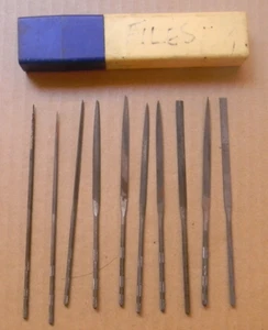 Schweizer Vallorbe #2 Nadelfeilen mit Etui (10 Feilen, 2 fehlen) gebraucht - Bild 1 von 2