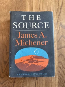 The Source by James A. Michener, First Edition, First Printing, HCDJ  1965 - Picture 1 of 7