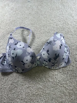 Sujetador Jessica Simpson para mujer lavanda floral 36C con aros de encaje Foto 1 de 4