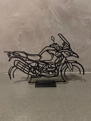 Moto stilizzata stampata in 3D - BMW GS Enduro - Verione XL - Immagine 1 di 2