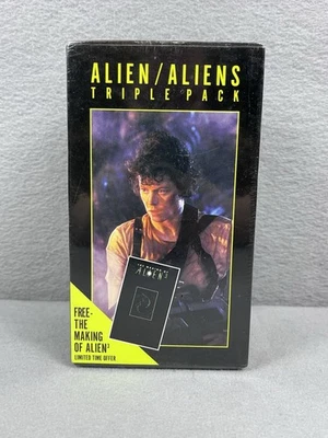 SEALED NEW Alien / Aliens VHS Triple Pack 3-Tape Set The Making of Alien - Image 1 of 4