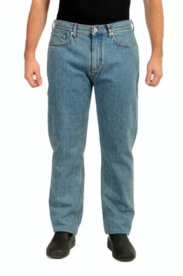 Burberry Men's "Haringate" Mid Blue Straight Leg Jeans US 34/34 IT 34/34 - Image 1 of 4