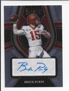 Brock Purdy RC 2022 Select Draft Picks Rookie Auto #RS-BPU SP49ers - Picture 1 of 2
