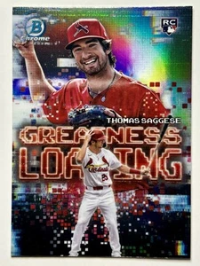 2025 Bowman Thomas Saggese Rookie Greatness Loading #GL-22 Cardinals - Picture 1 of 2