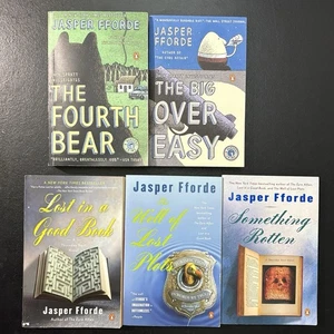 Jasper Fforde 3 Thursday Next and 2 Nursery Crime Lot of 5 Trade Paperback Books - Bild 1 von 5