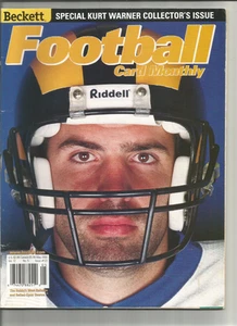 KURT WARNER (St. Louis Rams) - Cover - Beckett Football Karte Monat Mai 2000 - Bild 1 von 2