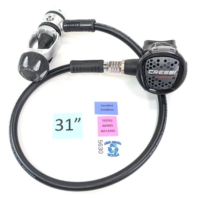 Juego Regulador Completo Cressi XS Compacto AC2 Yugo 1ª, 2ª Etapa ¡EXCELENTE!! Foto 1 de 4