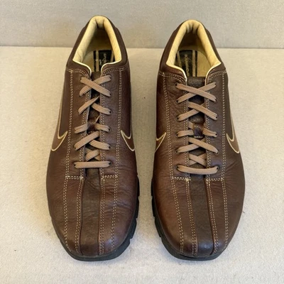 Zapatos de golf Nike SP-5 para hombre 8,5 cuero marrón de colección 2004 rendimiento deportivo 307414 Foto 1 de 4