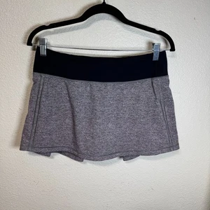 Lululemon Pace Rival Athletic Skirt Gray/Black  Activewear Athleisure Size 6 - Picture 1 of 10
