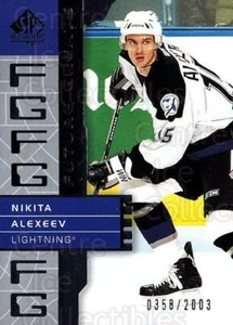 2002-03 SP Authentic #133 Nikita Alexeev - Picture 1 of 1