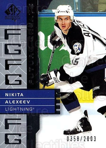 2002-03 SP Authentic #133 Nikita Alexeev - Image 1 of 1