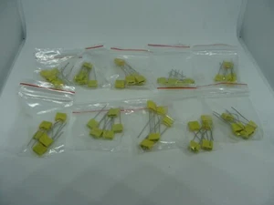 Paquete de 50 piezas de condensador de corrección 10 valores 5 unidades cada 100V 102J 152J 332J - Imagen 1 de 12