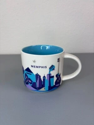 Starbucks 2017 you are here collection Memphis 14oz mug travel coffee - Image 1 of 4