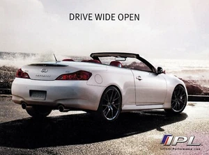 INFINITI G CONVERTIBLE Cabrio Preview Lounge Prospekt Brochure USA 2011 75 - Picture 1 of 1