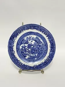 John Steventon and Sons Willow Royal Venton Ware Blue Willow Plate, England - Picture 1 of 6