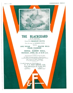 1925 ORIGINAL THE BLACKGUARD STUMMFILM CLIPPING AD RUSSISCHE REVOLUTION SELTEN - Bild 1 von 2