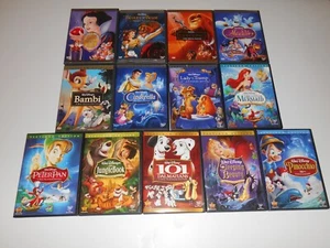 Walt Disney PLATINUM EDITION Complete 13 DVD Set Movie Lot Beauty and the Beast - Bild 1 von 7