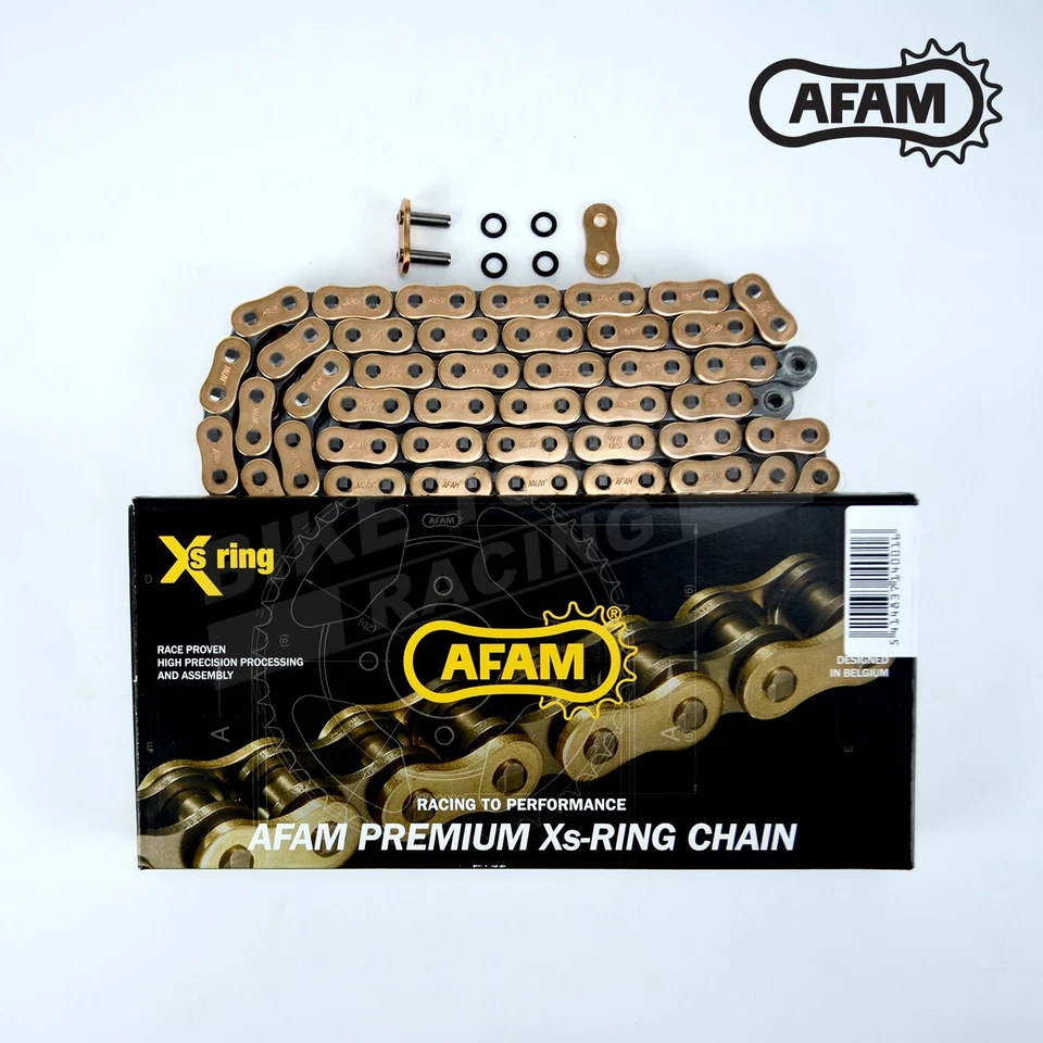 Afam Upgrade Gold 525 Pitch 112 Link Chain for KTM 990 Supermoto / SMR 2008-2012 - Image 1 of 1