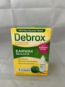 Kit de eliminación de cerumen Debrox, 0,5 Fl. Oz. Gotas para los oídos + jeringa y gotas para los oídos de bulbo - Imagen 1 de 2