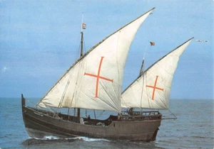 Cartolina: Caravel Bartolomeu Dias, esploratore portoghese, 4x6, nave, non spedita - Foto 1 di 2