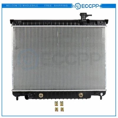 Aluminum Radiator For 02-09 Chevrolet Trailblazer GMC Envoy 04-07 Buick Rainier - Image 1 of 4
