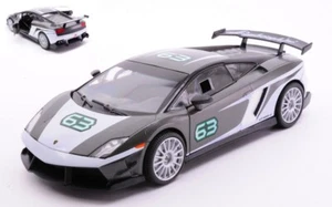 MotorMax LAMBORGHINI GALLARDO LP 550-4 SUPER TROFEO GT RACING GREY/WHITE 1:24 - Foto 1 di 1