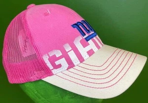 NFL New York Giants Reebok Pink Crucial Catch Cap/Hat Women's OSFM - Picture 1 of 6
