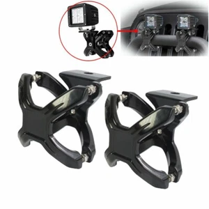 LED Work Light Bracket 2-3 Inch Tube Bumper Roll Bar and Cage Universal X-Clamp - Picture 1 of 6