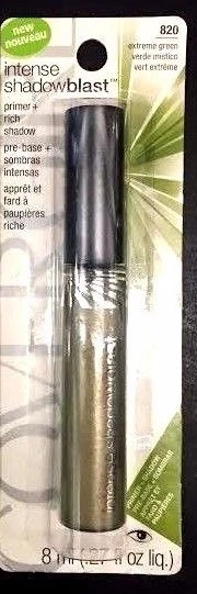 Covergirl Intense Shadowblast, Primer + Rich Shadow - 820 Extreme Green - Image 1 of 1
