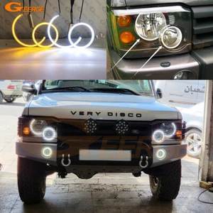 For Land Rover Discovery II 2 2003 2004 A/W Switchback Led Angel Eyes Light - Picture 1 of 13