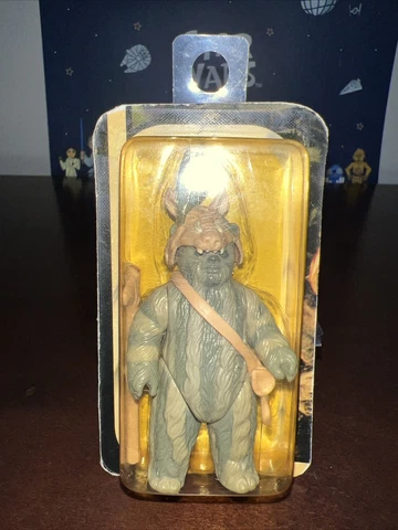 Teebo Ewok 77 Back Star Wars ROTJ 1984 Kenner Figure Cut Cardback SEALED HTF Cover