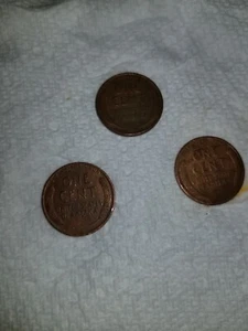 1945-P 1C RD Lincoln Wheat Cent - Picture 1 of 5