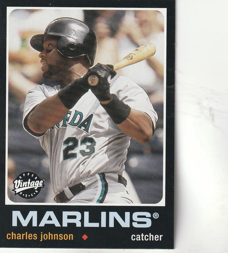 FREE SHIPPING-MINT-2002 Upper Deck Vintage Charles Johnson #213 MARLINS - Image 1 of 1