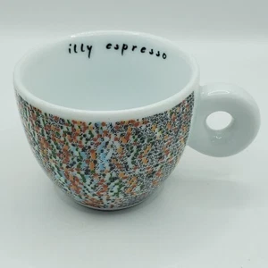 Vintage 2001 lly Espresso MoMA PS1 Artist Coffee Cup White Ceramic IPA Italy - Picture 1 of 8