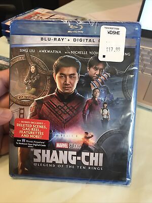 Shang-Chi And The Legend Of The Ten Rings, Blu-Ray & Digital Code - New Sealed • 12$