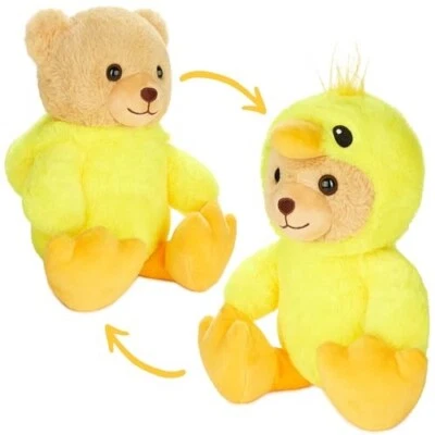 BRUBIES Teddy Duck - 10 Inch Teddy Bear in Duck Costume with Hood - Image 1 of 4