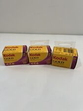 Kodak GOLD 200 Color  Film ISO 200 35mm Film 24 Exposures 3 Pack Expired