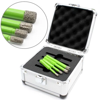 Foret À Diamant 4 Pièces Hexagonal Pour Carrelage, Céramique Et Sec 5 6 8 10mm - Photo 1/4