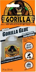 Gorilla Waterproof Polyurethane Glue 2 oz. Bottle, White - Picture 1 of 7