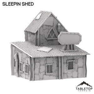 Ork Sleepin Shed - Rivet City - Wargaming Ork Terrain - Imagen 1 de 4