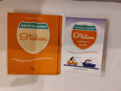 ITALIAN Drive & Learn- Howard Beckerman 2 CD's & Listener's Guide . - Image 1 of 4