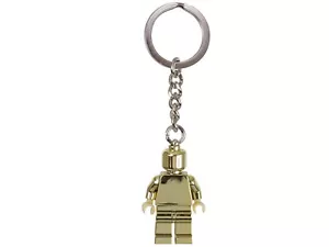 LEGO MR GOLD MINIFIGURE 850807 KEY CHAIN/RING/KEYRING/KEYCHAIN/GOLDEN/CHROME NEW - Picture 1 of 2