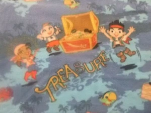 Fleece Fabric - Jake and The Neverland Pirates (60" Wide x 31 " long) - Picture 1 of 6