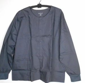 NEW "ALL HEART" Medical Scrub JACKET/LONG SLEEVE DARK GRAY 3XL - Picture 1 of 5