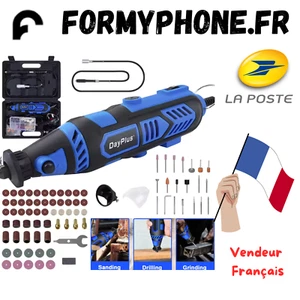 🔧 Outil Rotatif Multifonction 135W – 80 Accessoires, 6 Vitesses, type dremel - Picture 1 of 9