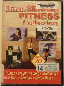 Ultimate Senior Fitness Collection 2 DVD Set aerobics strength yoga (EX-LIB) - Imagen 1 de 2