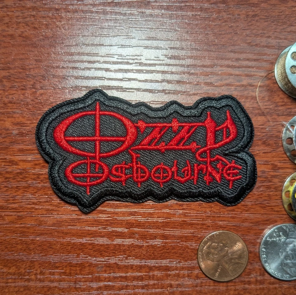 Ozzy Osbourne Patch Black Sabbath Metal Embroidered Iron On Patch 2.75x3.25" - Image 1 of 3