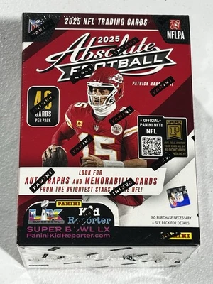 2025 Panini Absolute Football Card Factory Sealed HOBBY Blaster Box IN HAND NFL - Image 1 of 4
