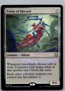 #37 Twins of Discord Commander: Modern Horizons 3 Rare - Picture 1 of 2